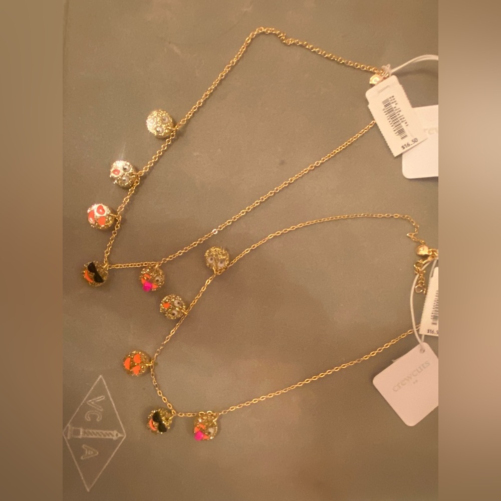 New! CrewCuts Smile Kids Necklace set for 2